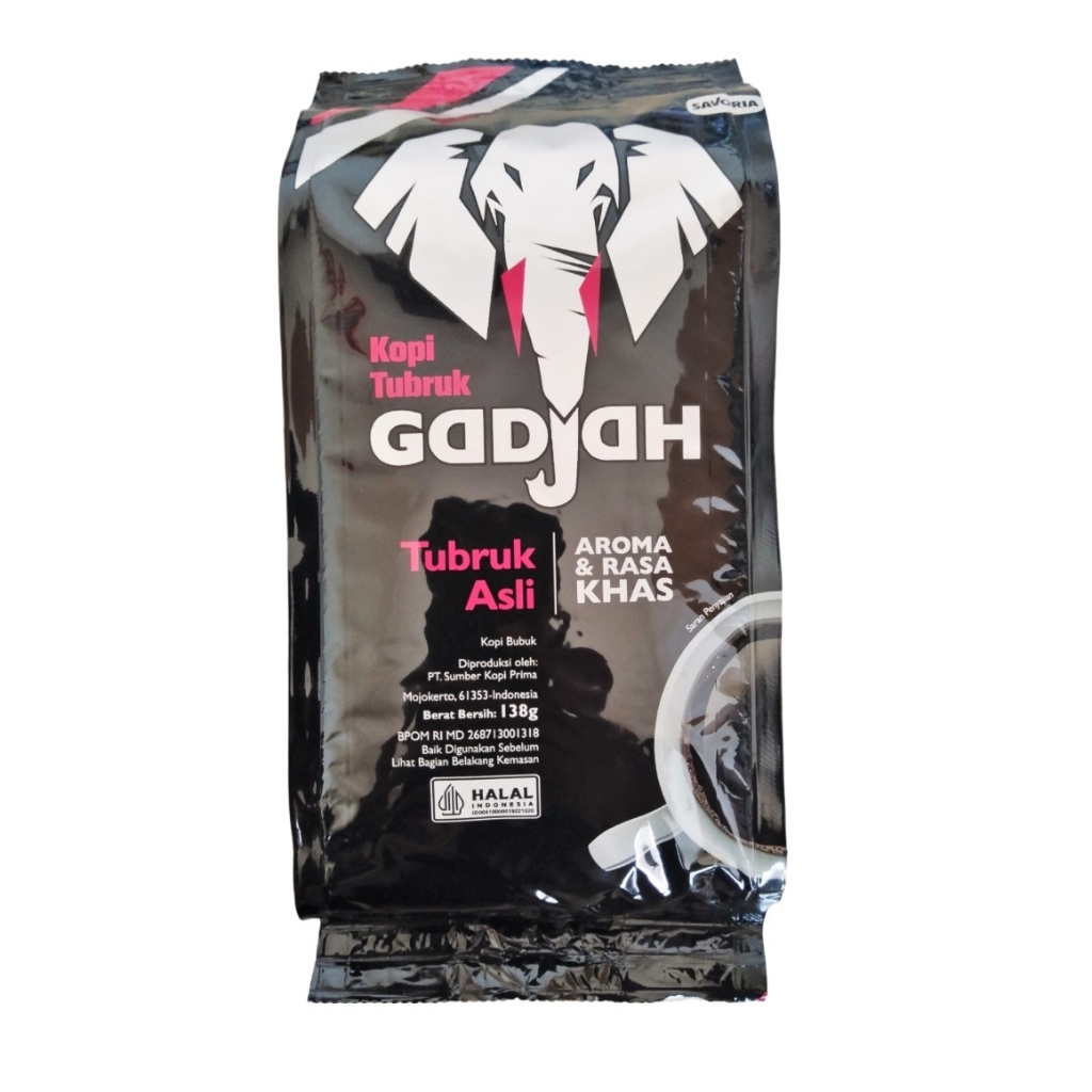 

Kopi Gadjah / Gajah Tubruk Bubuk Pouch [138 Gr]