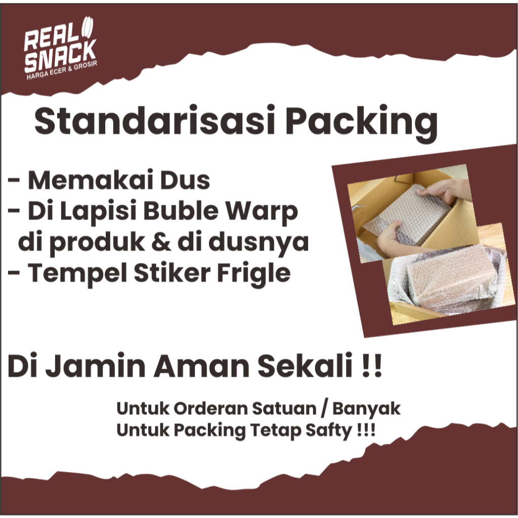 

TAMBAHAN PACKING MAXSIMAL UNTUK 1KG SAMPAI 2KG