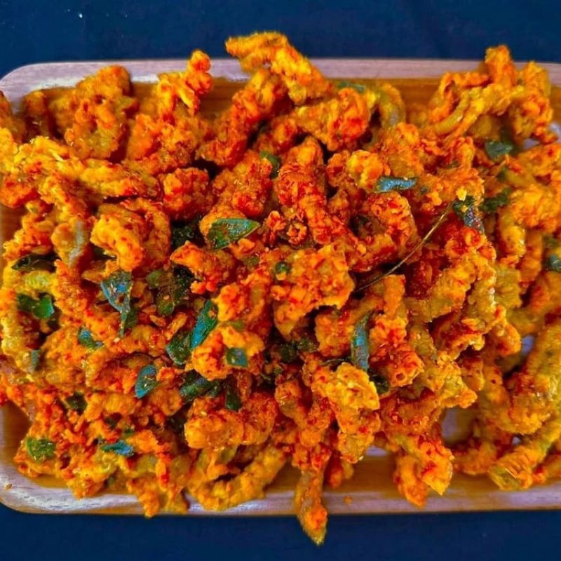 

Usus Crispy Pedas Daun Jeruk 500gram Usus Goreng Keripik Usus ayam