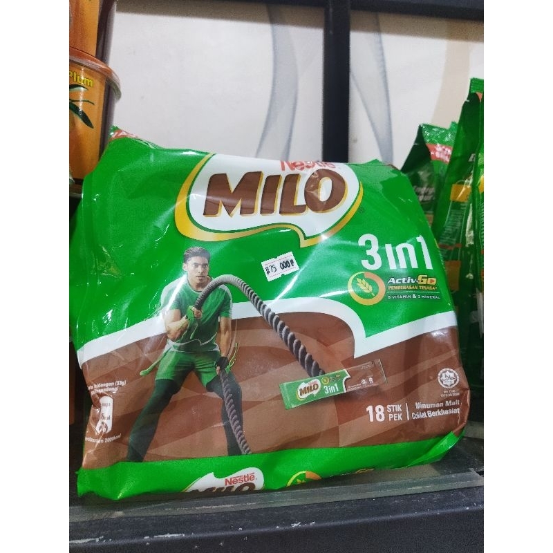 

Milo 3 in 1 Sachet