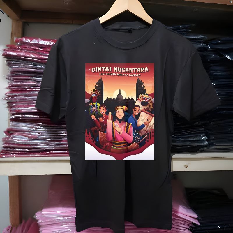 KAOS NUSANTARA KAOS ART INDONESIA KAOS PESONA INDONESIA NUSANTARA