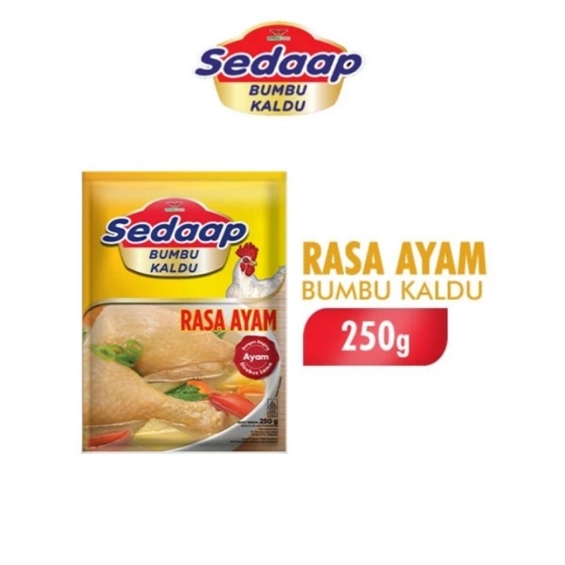 

Sedaap Bumbu Kaldu ayam Penyedap Rasa 250gr