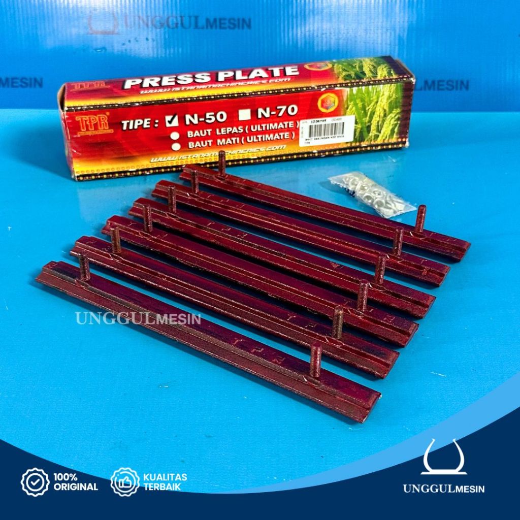 Jepit Saringan N50 / Press Plate N50 / Gapit Saringan N50 TPR Baut Mati