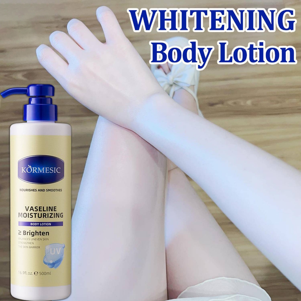 Vaseline Body Lotion 500ML Pemutih Badan Permanen Bpom Pelembab Handbody Pemutih Badan Ampuh 7 Hari