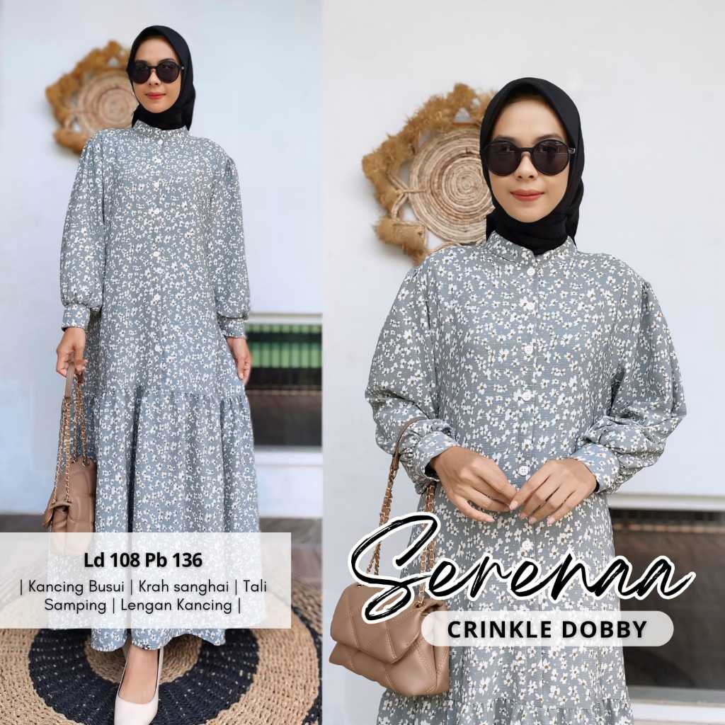 Gamis Crinkle Motif / Gamis Crinkle Dobby / Gamis Crinkle Premium