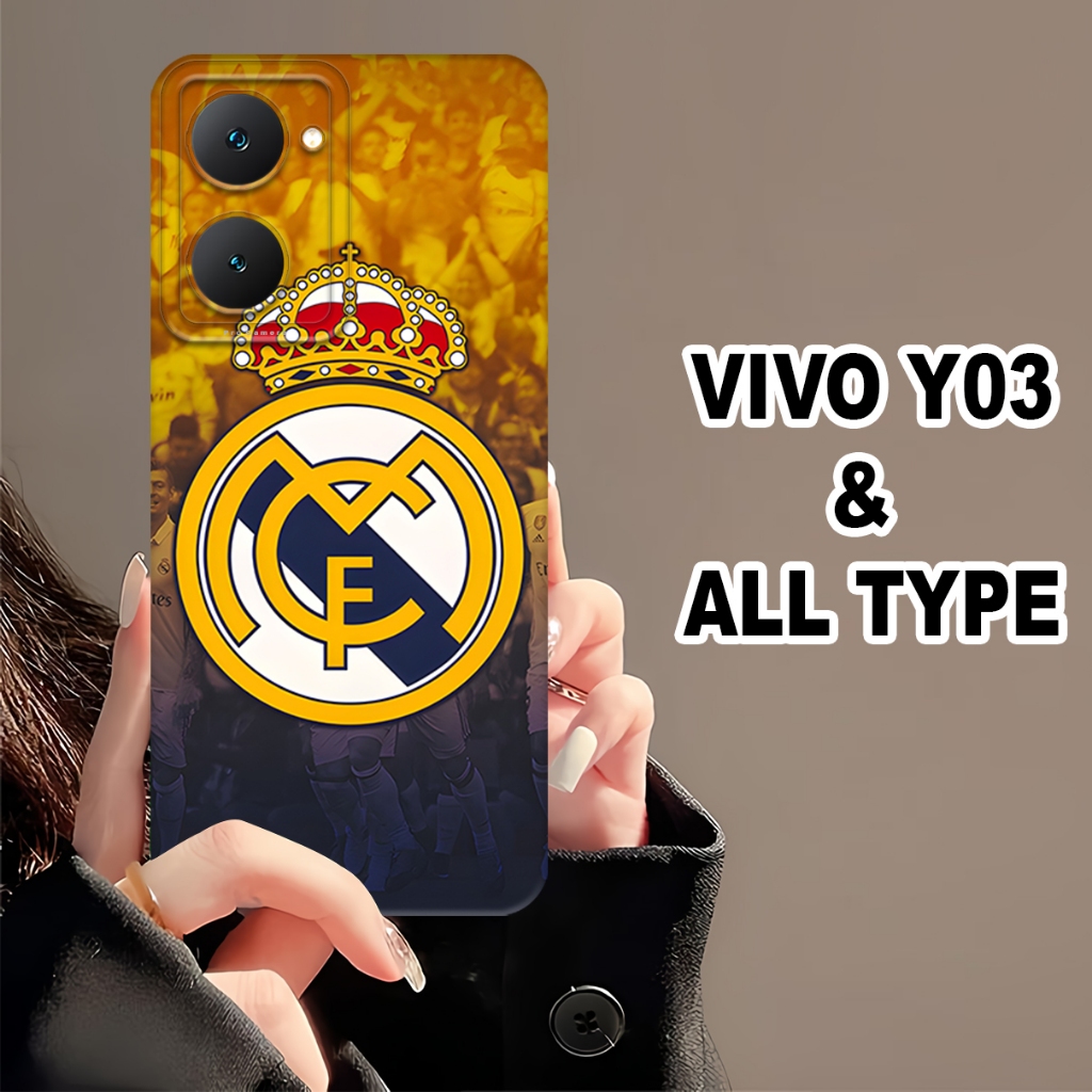 AC65/SOFTCASE PROCAMERA VIVO Y03 DAN ALL TYPE Y02 Y02T Y22 Y27 Y36 Y35 Y55 MOTIF BOLA /SOFCASE /SOFT