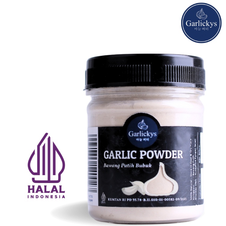 

KODE PRODUK JAWEU4565 GARLICKYS Bumbu Dapur MPASI Bawang Putih Bubuk Garlic Powder Premium Quality Onion Bombay Shallot