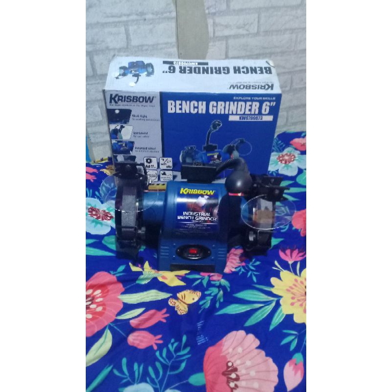 MESIN GERINDA DUDUK KRISBOW GERINDA ASAH POLES