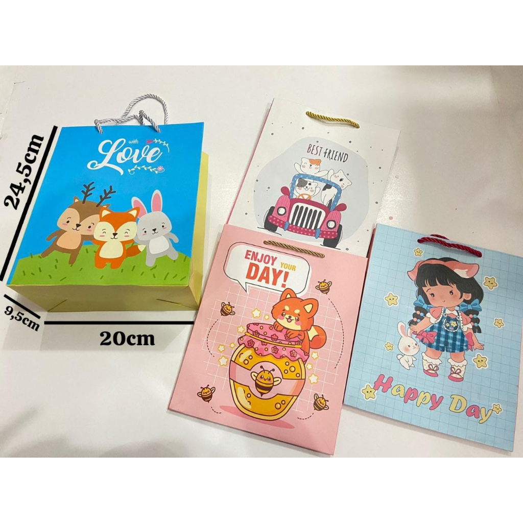 

Paperbag Tas Kertas / Paperbag Murah/ Tas Souvenir Kado Motif Fancy tinggi