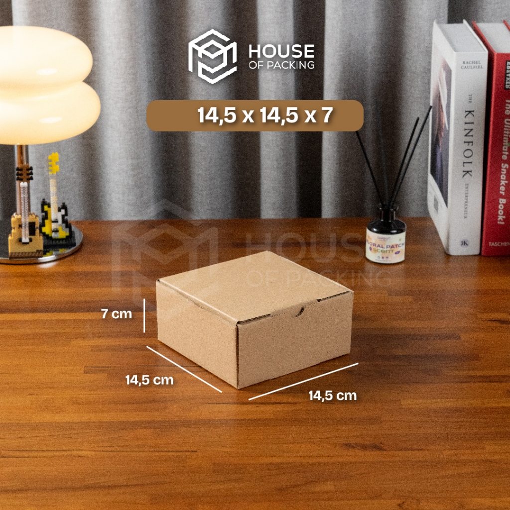 

Kardus Die Cut 14,5x14,5x7 CM Box Pizza Polos