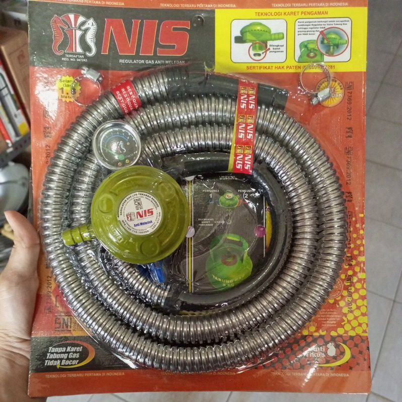 Regulator Kompor Gas Regulator NIS Regulator Miyako Selang Karmen