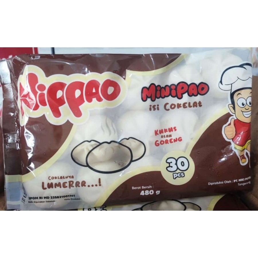 

Nippao bakpao mipao mini bapao coklat isi 30 uenak bestie
