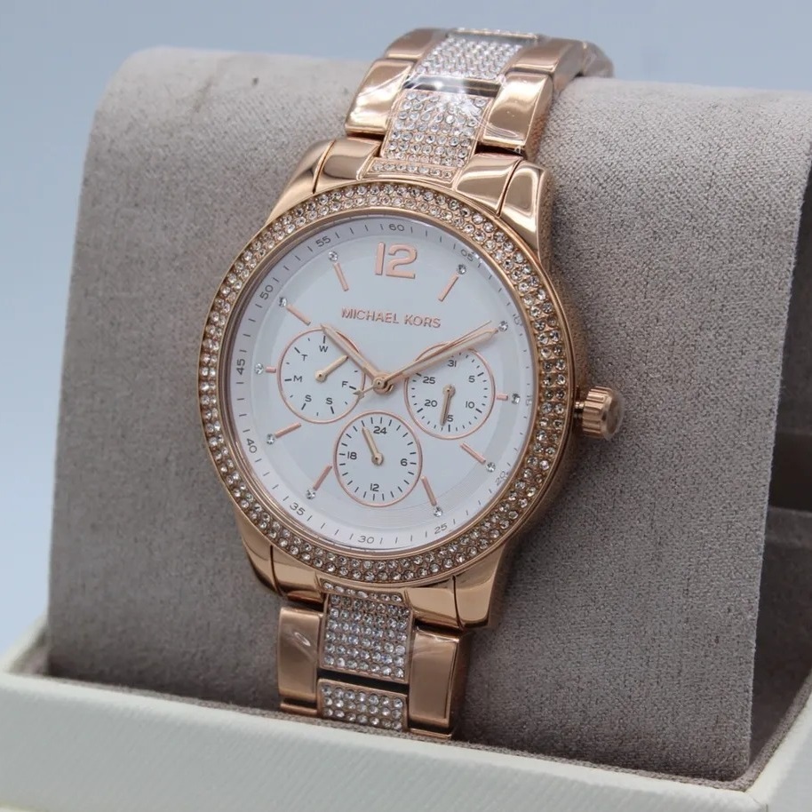 100% ORIGINAL Jam Tangan Wanita Michael Kors MK-7293 / MK7293 Jam Tangan Original - Stainless Steel 