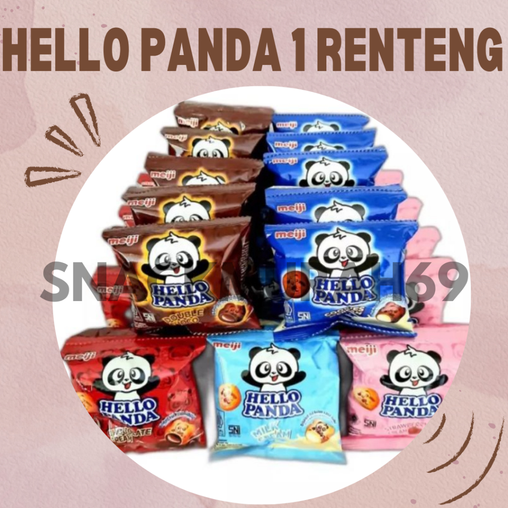 

Hello Panda Biskuit Karakter Renceng All Varian 10 gram x 10 pcs | Biskuit