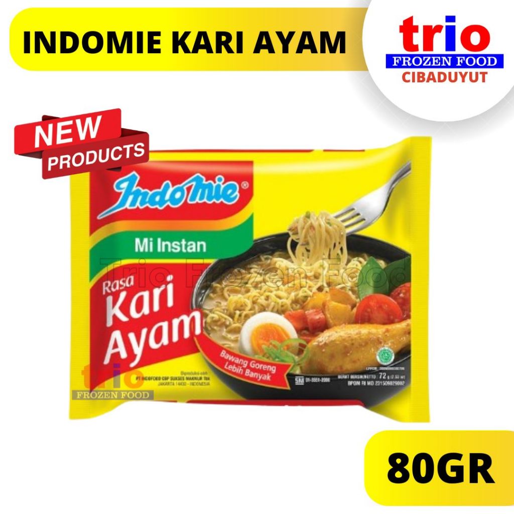 

INDOMIE KUAH RASA KARI AYAM - 80GR