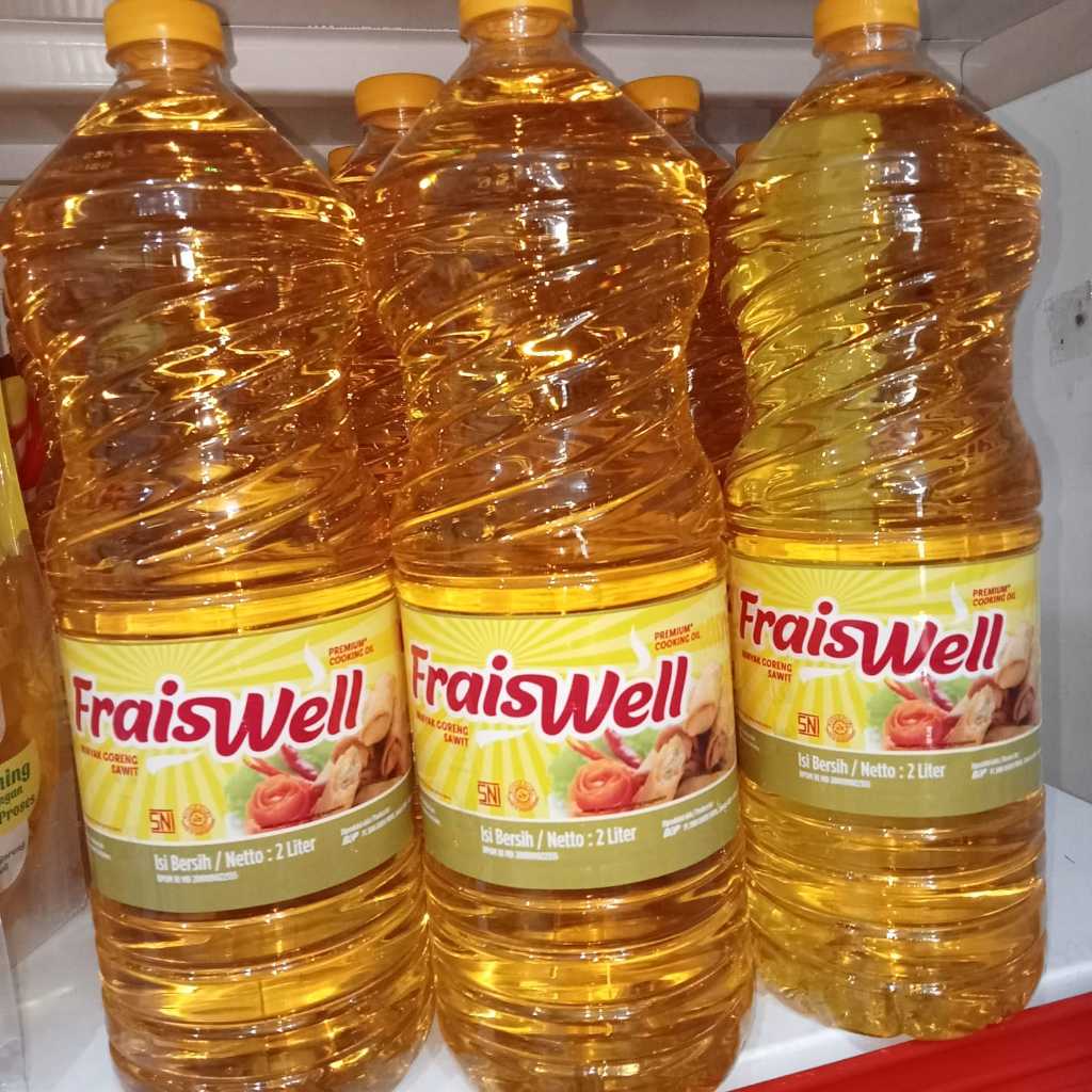 

Minyak goreng Fraiswell Botol 2L