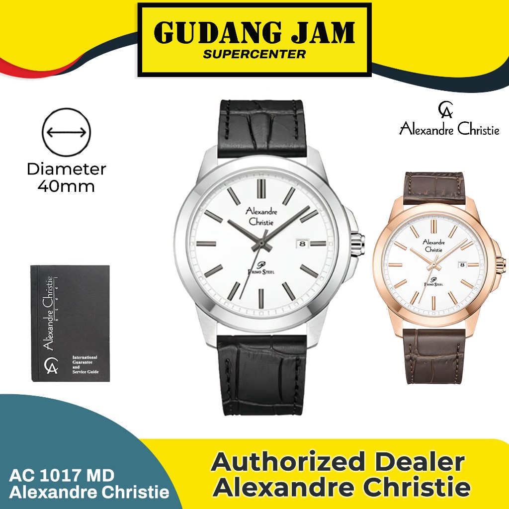 Alexandre Christie Pria - Jam Tangan Pria Alexandre Christie AC 1017 MD AC1017 AC1017MD