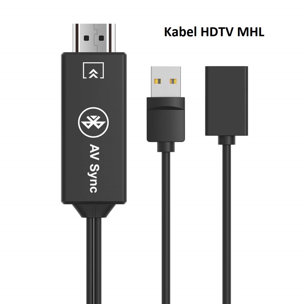 Kabel MHL 3 in 1 USB Type C Micro USB Lightning to HDMI Full HD