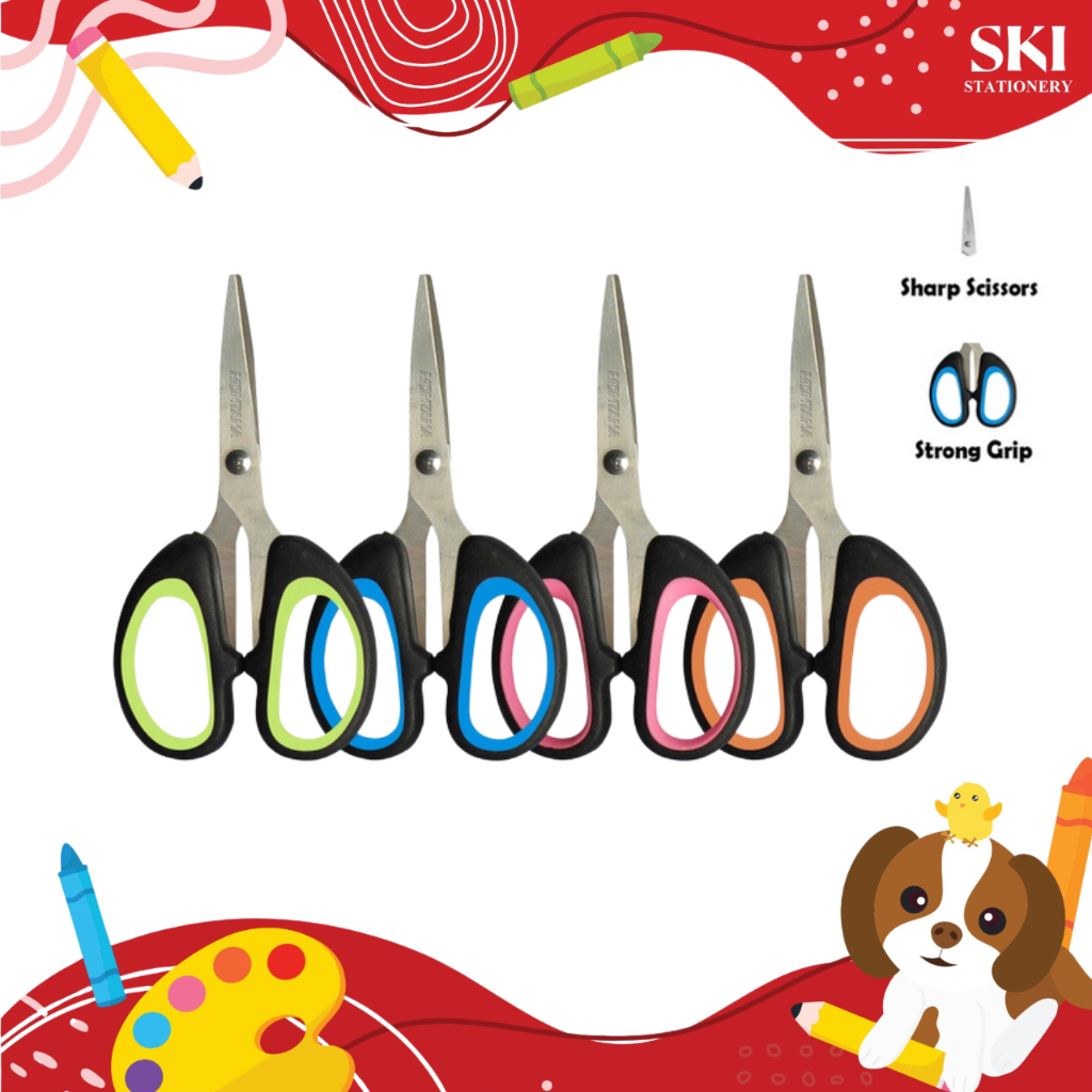 

(1 PCS) Gunting Kertas Kecil / Gunting Serbaguna / Scissors STL-545 Montana