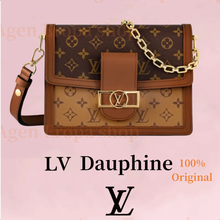 【100%ORIGINAL】LV Louis Vuitton DAUPHINE Small Daphne Single Shoulder Crossbody Women's Bag