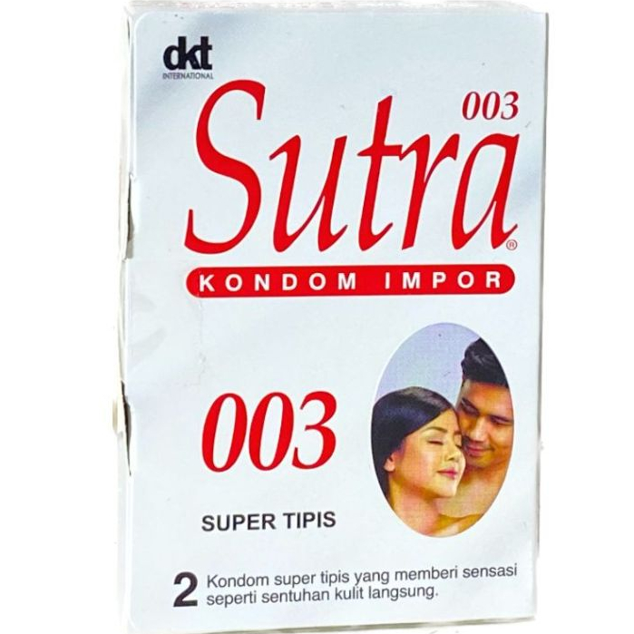 Kondom Tipis - Sutra Kondom BOX putih 003 1 box isi 2