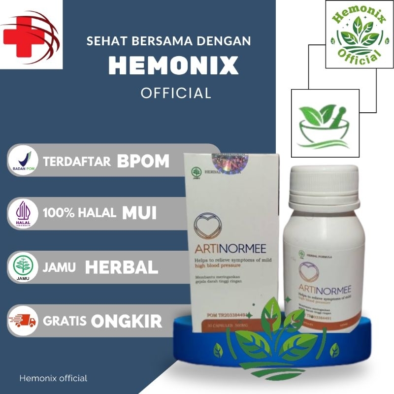 Artinormee Asli Herbal Original Obat Hipertensi Darah Tinggi Ampuh