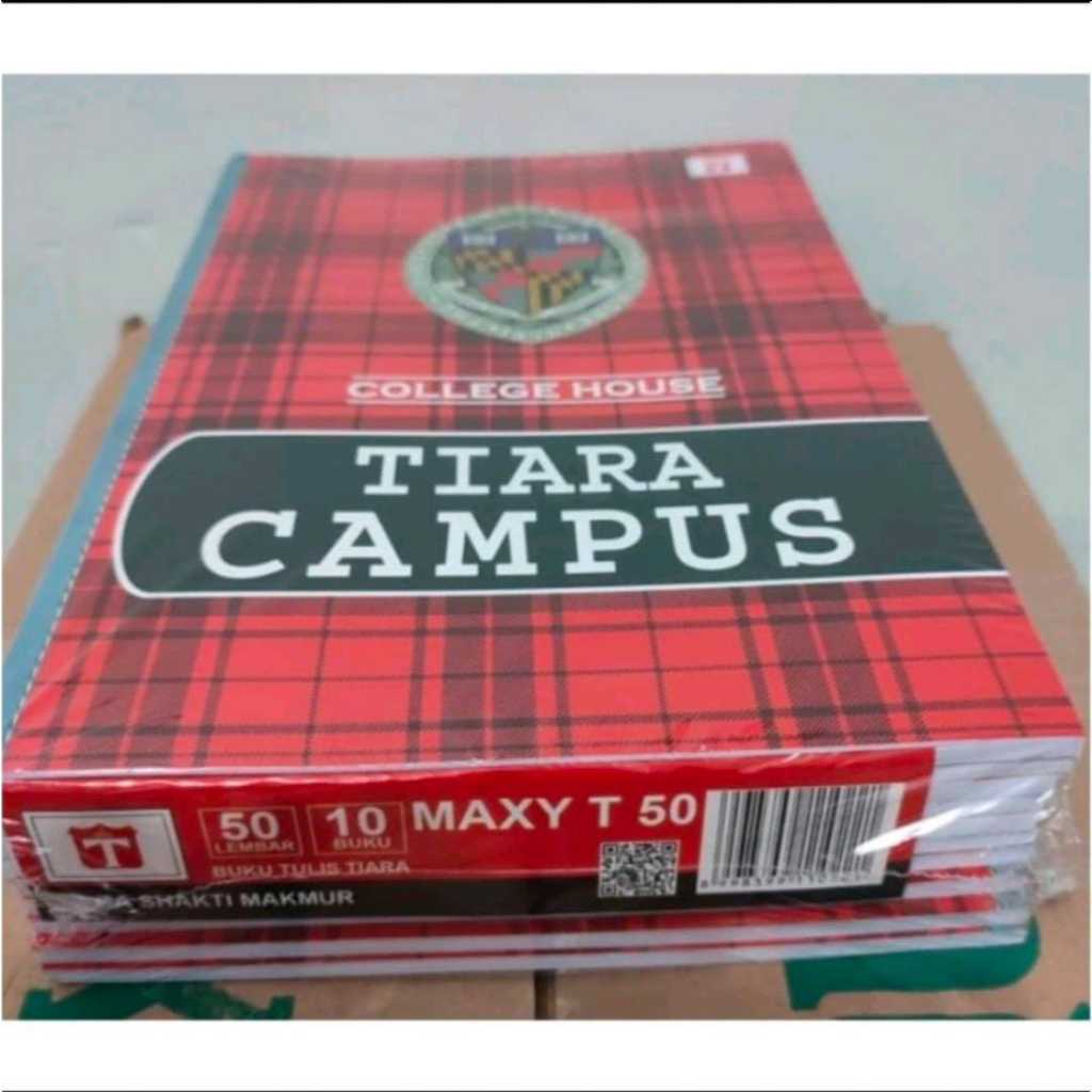 

Buku Tulis Tiara Campus 50 Lembar - 1 Pack Isi 10 Buku, Ideal untuk Sekolah dan Kantor