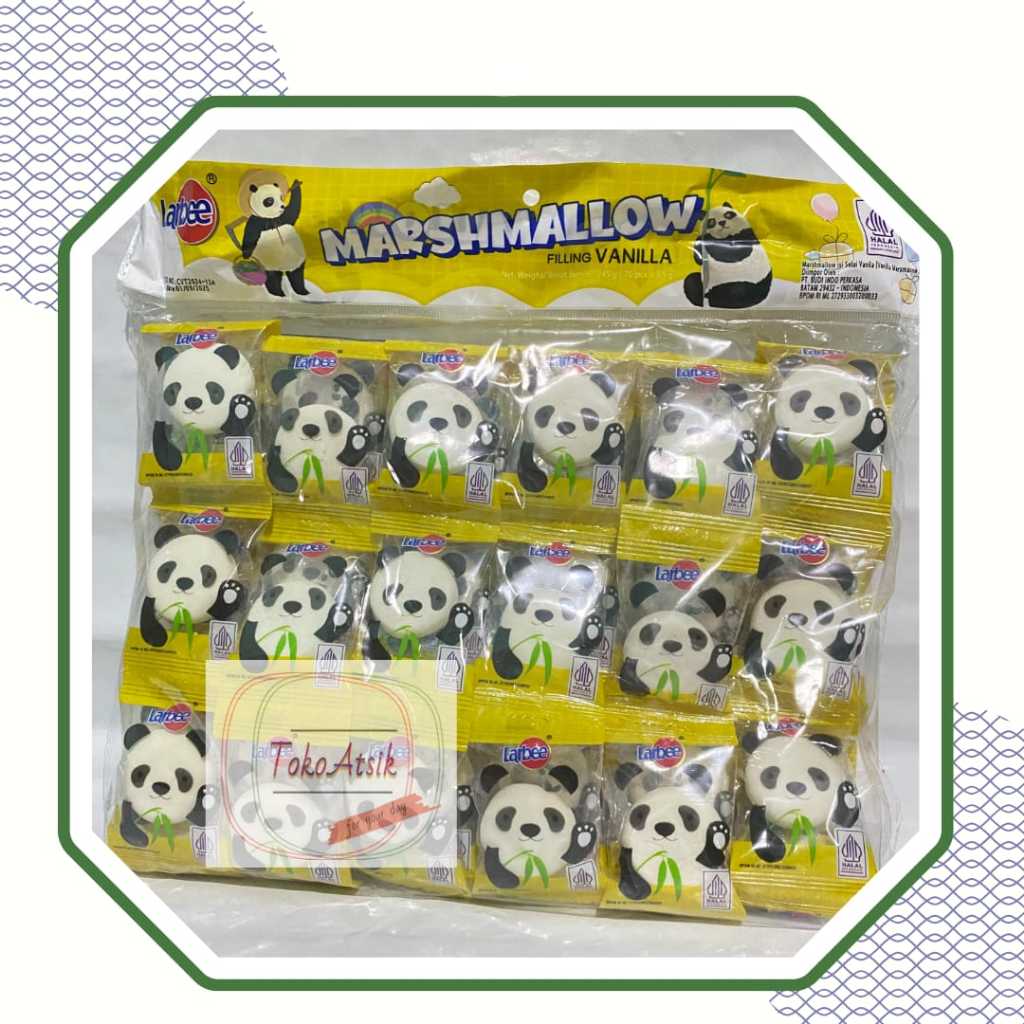 

LARBEE MARSHMALLOW PANDA FILLING VANILLA / STRAWBERRY / CHOCOLATE - MARSHMELLOW