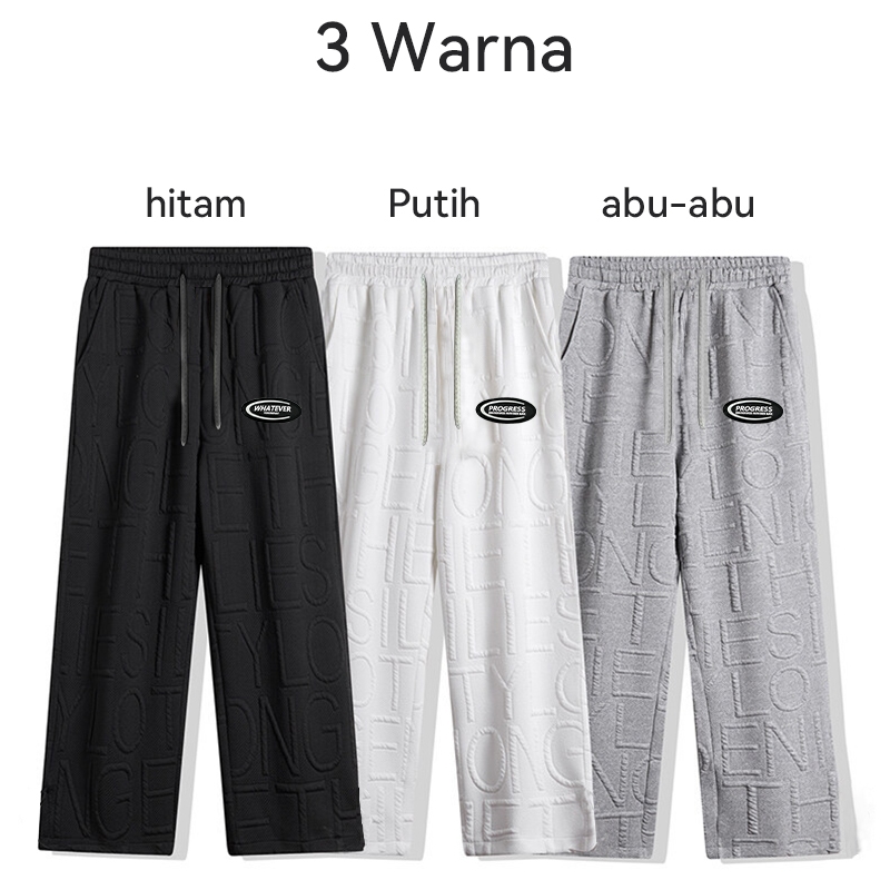 HOT DEALS SALE CELANA PANJANG KATUN CELANA KULOT PRIA/WANITA CELANA BAGGY PRIA CELANA PANJANG PUTIH