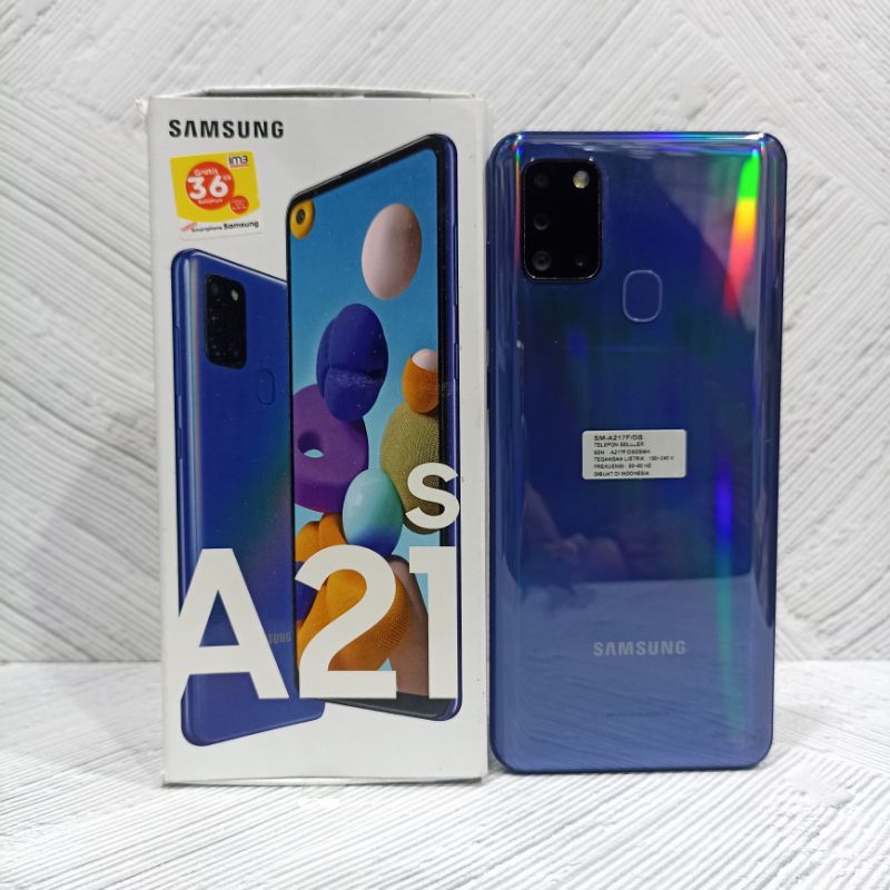 Samsung A21s 6/128 6/64 3/32 GB Handphone Second Fullset