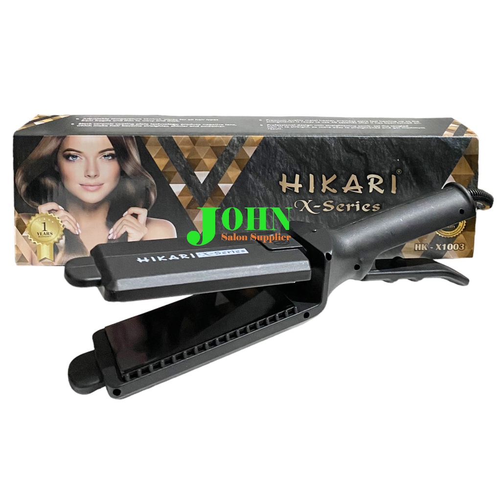 Catok HIKARI HK X-1003 Professional Ionic Hair Straightener | Pelurus Rambut X Series
