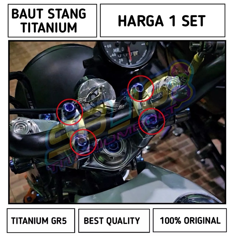 BAUT STANG PCX ADV BEAT STREET TITANIUM GR5