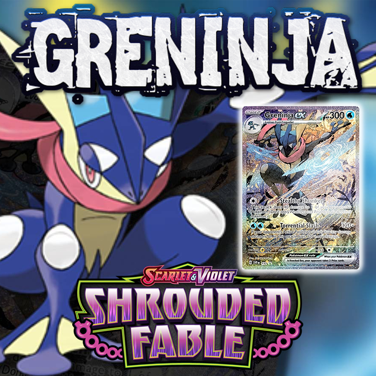KARTU POKEMON TCG HOLOGRAM - GRENINJA EX (SHROUDED FABLE)