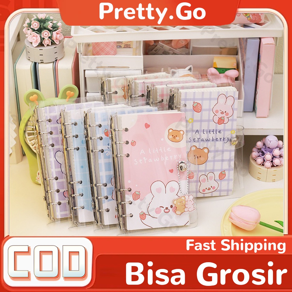 

Binder Note A6 100 lembar Lucu Karakter Character Daily Planner Aesthetic Notebook A6 Buku Diary Aesthetic Buku Jurnal
