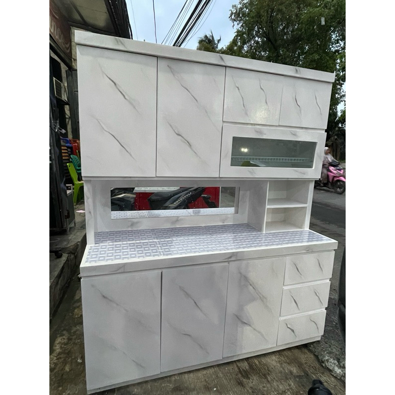 RAK PIRING PINTU 3,LEMARI PIRING,LEMARI DAPUR MINIMALIS