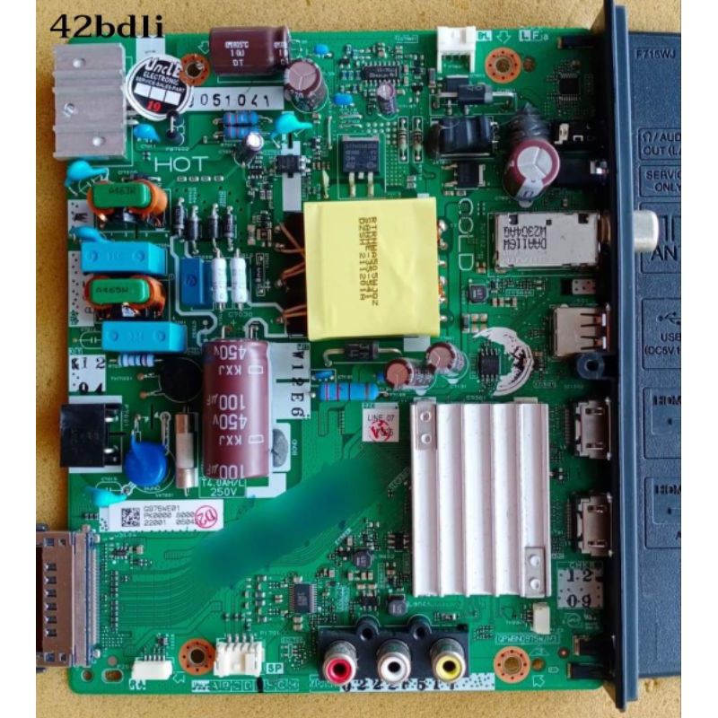 MB MAINBOARD MOTHERBOARD TV SHARP 2TC42BD11 42BD1i 42BD1I 42BD1 i