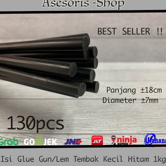 

KODE PRODUK RLDL8665 Isi Lem Tembak kecil warna Hitam 1kg