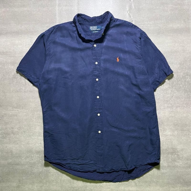 Kemeja Polos Navy Ralph Lauren