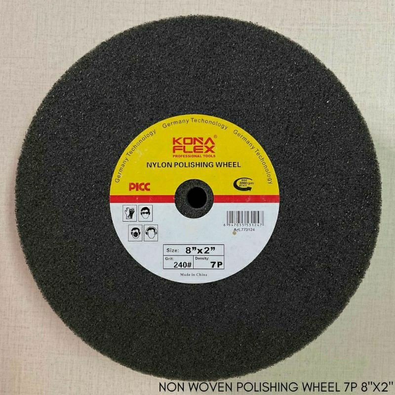 NON WOVEN POLISHING WHEEL KONAFLEX 8'