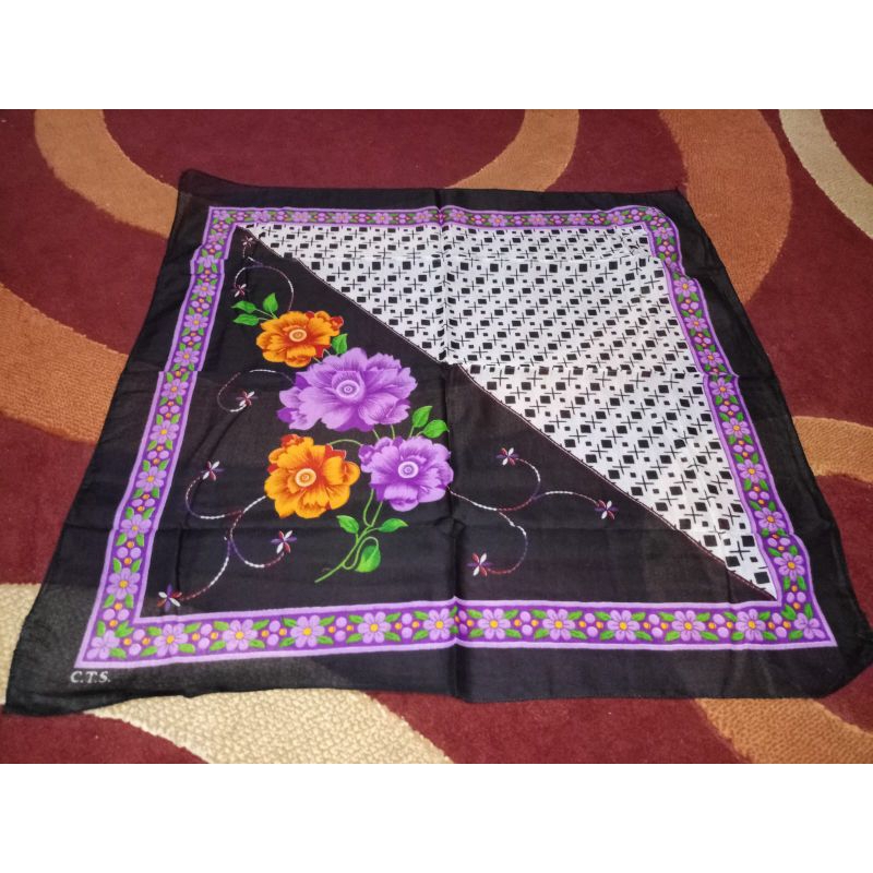 CTS scarf - kerudung CTS jadul - segiempat CTS