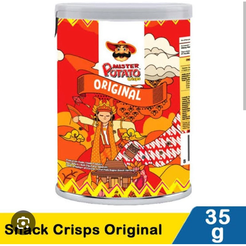 

MISTER POTATO Crisps Snack 35 gram