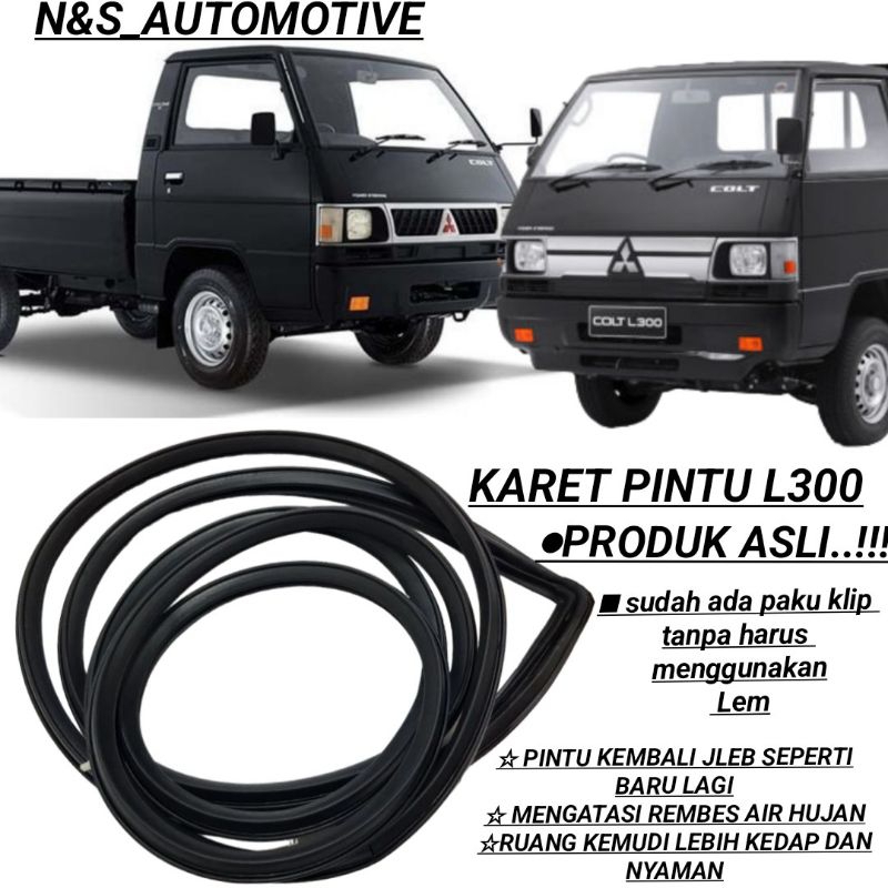 Karet pintu mobil L300 / karet spon pintu L300 / karet pintu L300 2000 2001 2003 2005 2005 2006 2007