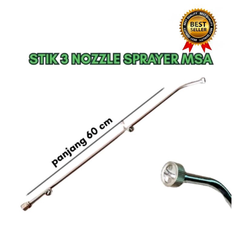 STIK 3 NOZZLE SPRAYER MSA ( stik 3 nozzle sprayer msa elektrik )/ STIK MATA 3 SUPER KABUT/ STIK MATA