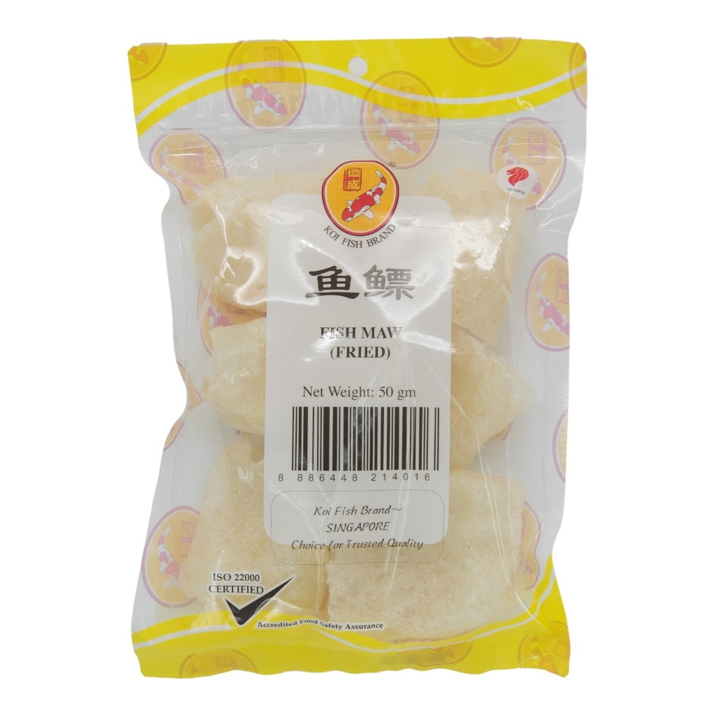 

Koi Fish Brand Fish Maw Fried 50g