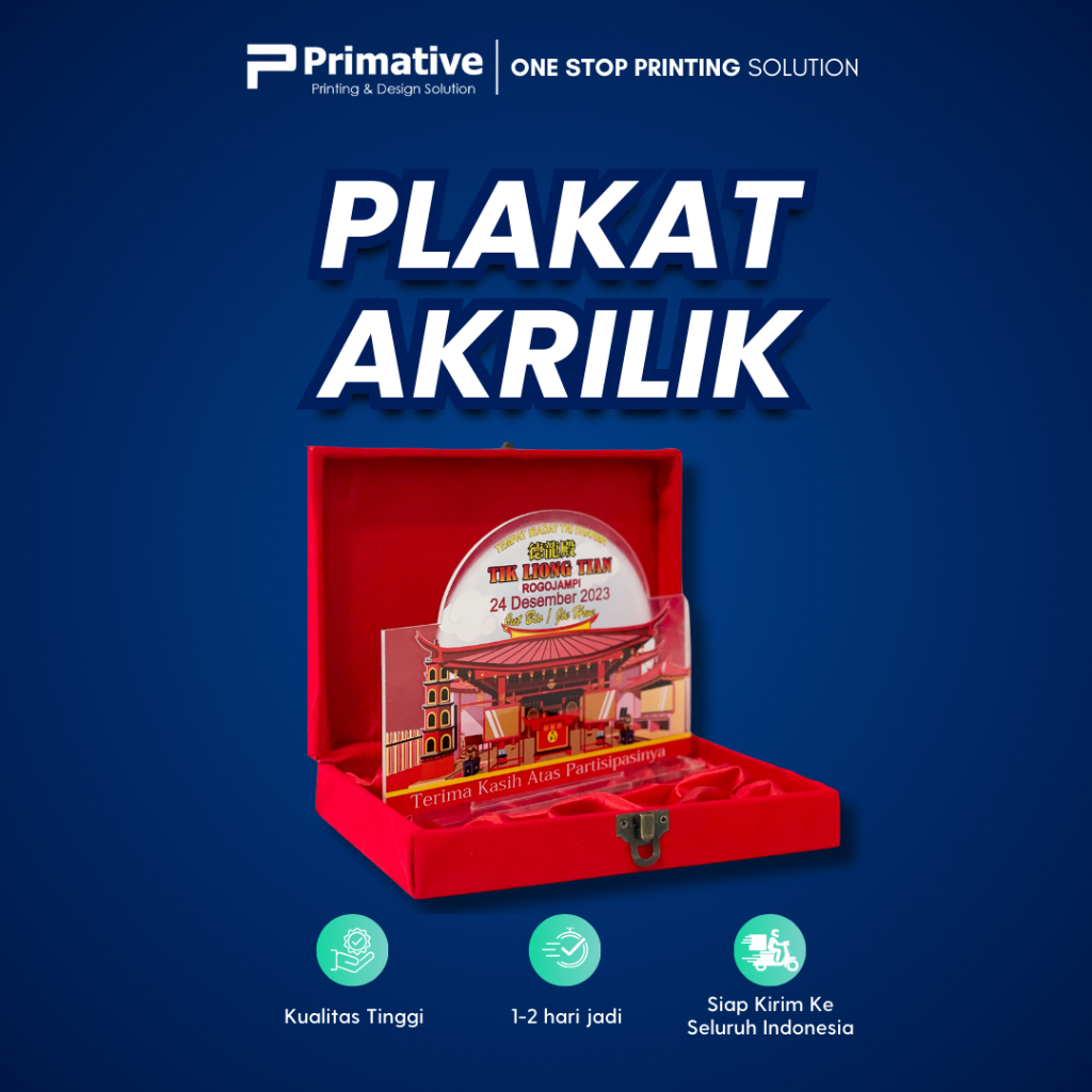 

RRIMATIVE - PLAKAT ACRYLIC + BOX BLUDRU UK A5 TROPHY TROPI MEDALI PIAGAM PENGHARGAAN