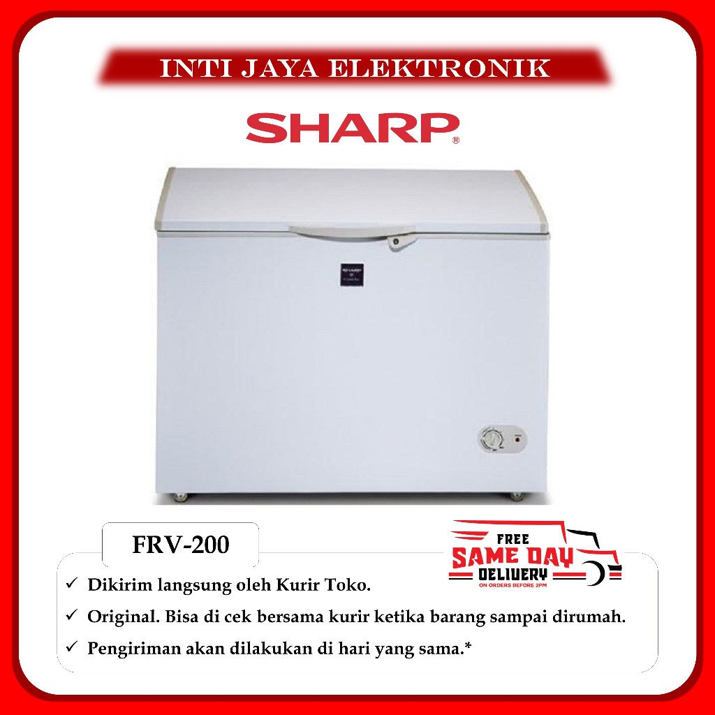 FREEZER BOX SHARP FRV-200 CHEST FREEZER FRV200 FRV 200