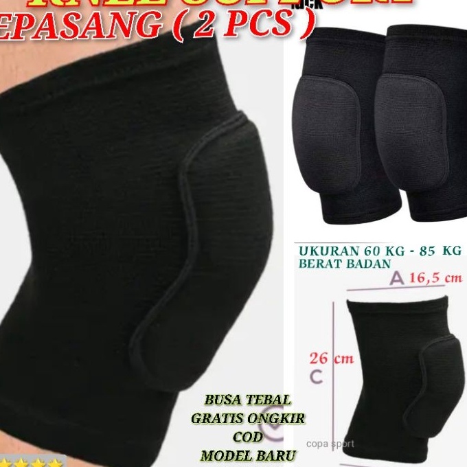 KF7 Knee Busa Lutut Kneepad Deker Kneepad Kniped Decker Brace Sepasang Pelindung Main Futsal Sepak B