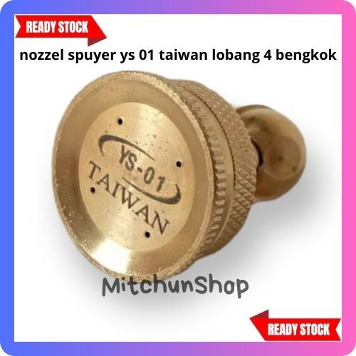 Nozzel Sprayer 4 ys 01 Taiwan Lobang 4 Bengkok | Nozzle Spuyer Lubang 4