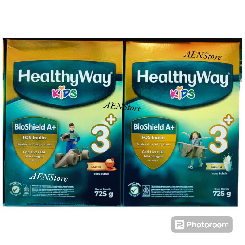 HEALTHYWAY KIDS/BIOSTIME 3+ RASA MADU/VANILA 725GR