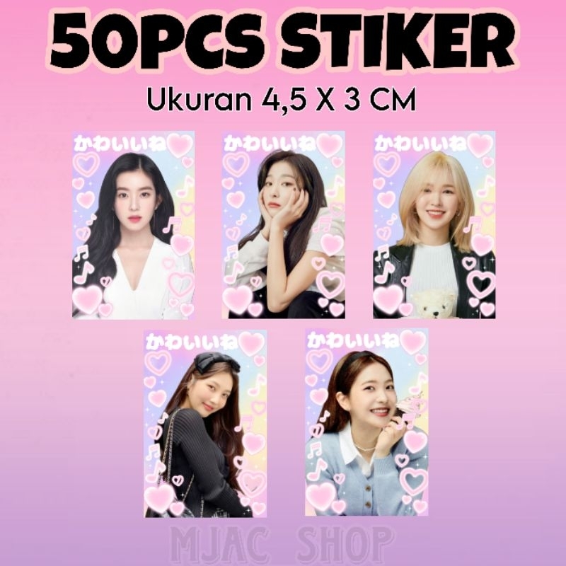 

[50pcs] STIKER RED VELVET FOR FREEBIES | STIKER RED VELVET | STIKER FREEBIES | STIKER KPOP RED VELVET | STIKER KPOP | RED VELVET | KPOP | STIKER